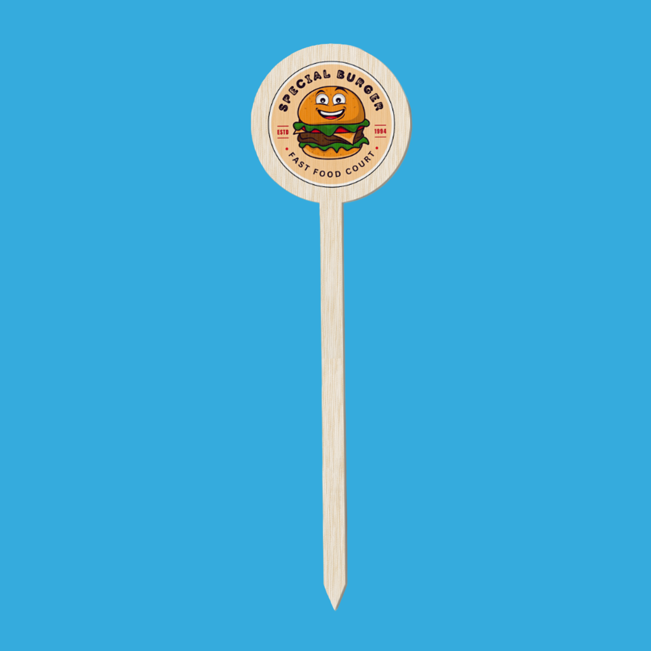 100 Pcs Solid White Blank Toothpick Flags Small Mini Plain White